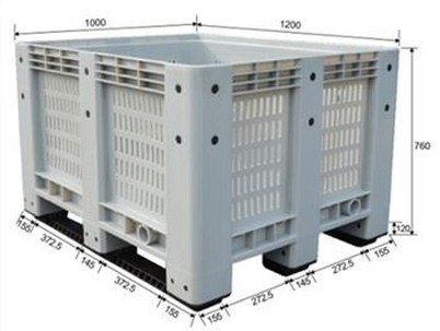 Velika kutija za palete s ventilacijom